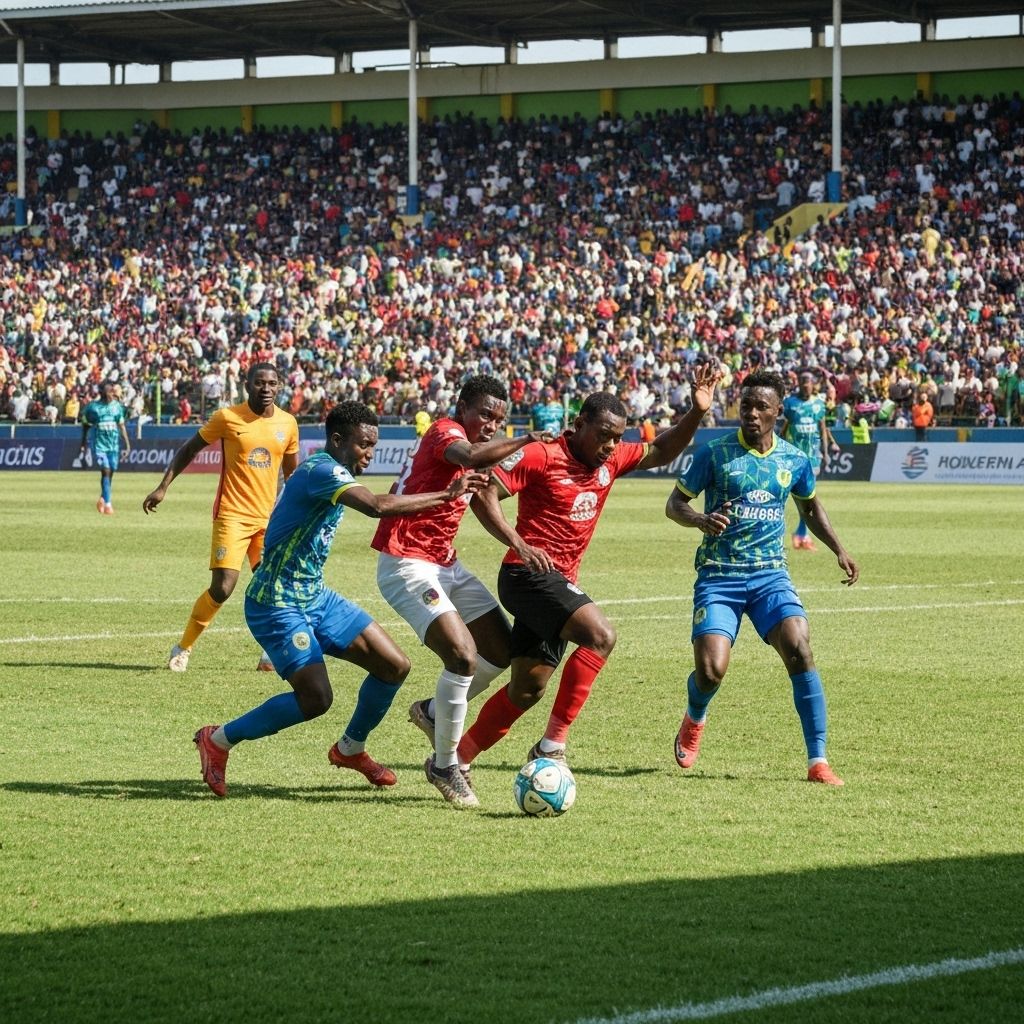 Tanzania Premier League stadium action - Live football excitement